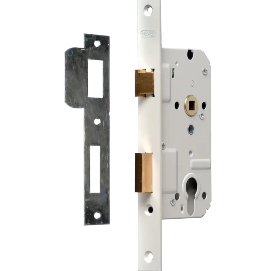 NEMEF 500 serie insteekcilinderslot binnendeur wit Doorn 50mm PC 72mm
