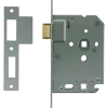 NEMEF 1200 serie insteekslot badkamerslot/wc-slot met gelakte voorplaat Doorn 50mm PC 63mm