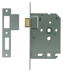 NEMEF 1200 serie insteekslot badkamerslot/wc-slot met gelakte voorplaat Doorn 50mm PC 63mm