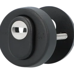 Nemef veiligheidsrozet 3441-II zwart rond 60mm SKG***