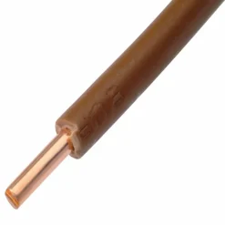 Nexans Profwire kabel Installatiedraad 2,5 mm² bruin 100 meter