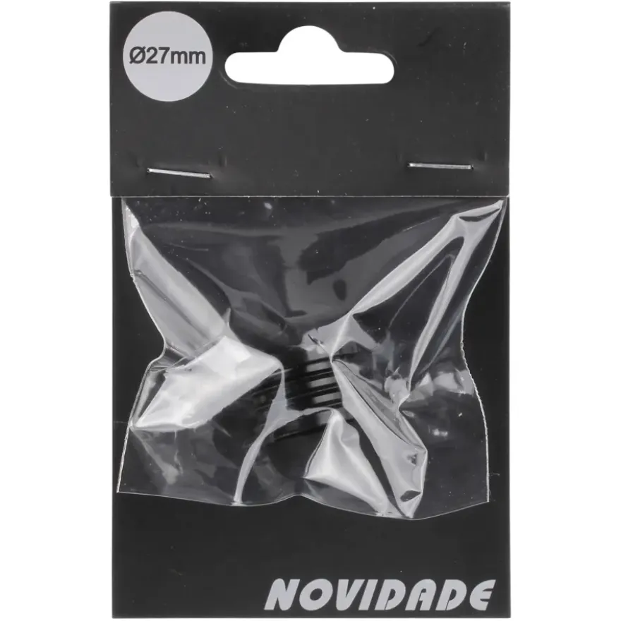 Novidade steigerbuis afdekdop zwart ø 27 mm