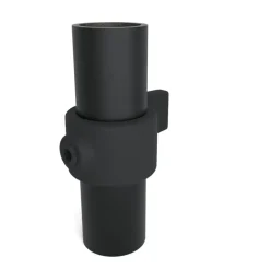 Novidade steigerbuis bevestigingsring zwart ø 21 mm