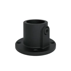 Novidade steigerbuis koppelstuk voetplaat zwart ø 27 mm