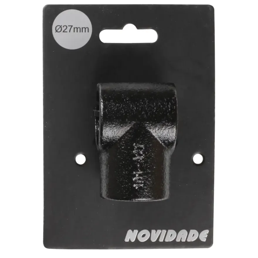 Novidade steigerbuis koppelstuk t-stuk zwart ø 27 mm