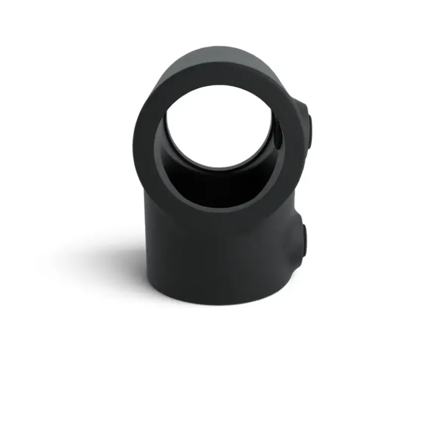 Novidade steigerbuis koppelstuk t-stuk zwart ø 27 mm