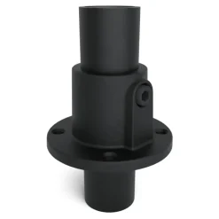 Novidade steigerbuis koppelstuk voetplaat zwart ø 21 mm