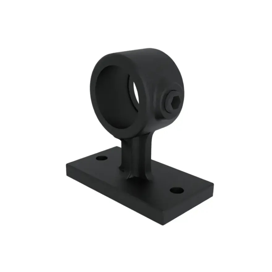 Novidade steigerbuis koppelstuk leuningdrager zwart ø 27 mm
