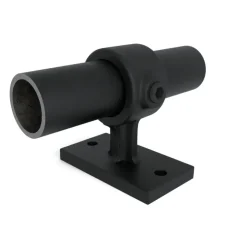 Novidade steigerbuis koppelstuk leuningdrager zwart ø 27 mm