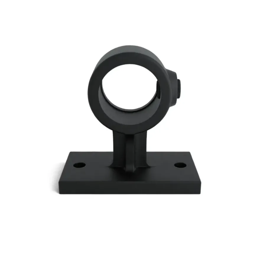 Novidade steigerbuis koppelstuk leuningdrager zwart ø 27 mm