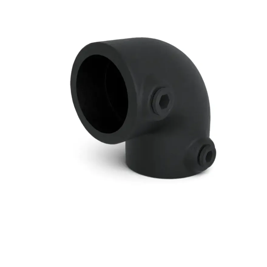 Novidade steigerbuis koppelstuk kniestuk zwart ø 27 mm
