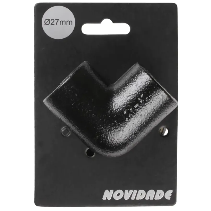 Novidade steigerbuis koppelstuk kniestuk zwart ø 27 mm