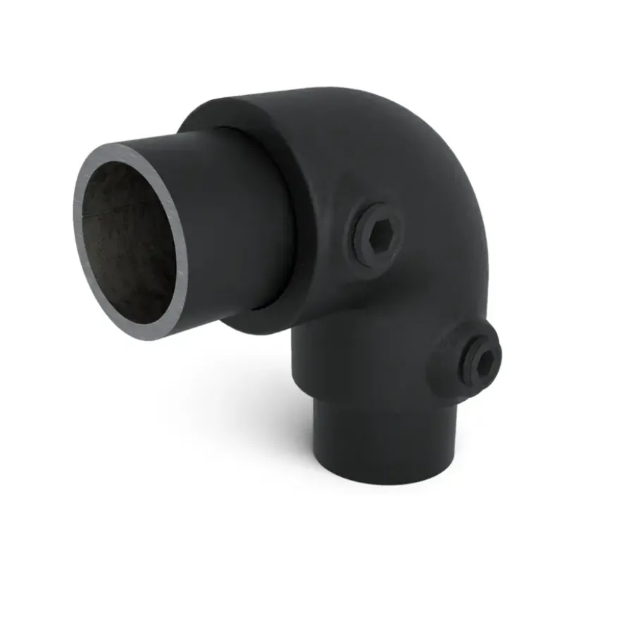Novidade steigerbuis koppelstuk kniestuk zwart ø 27 mm
