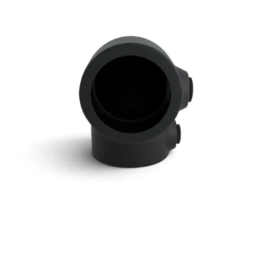 Novidade steigerbuis koppelstuk kniestuk zwart ø 27 mm