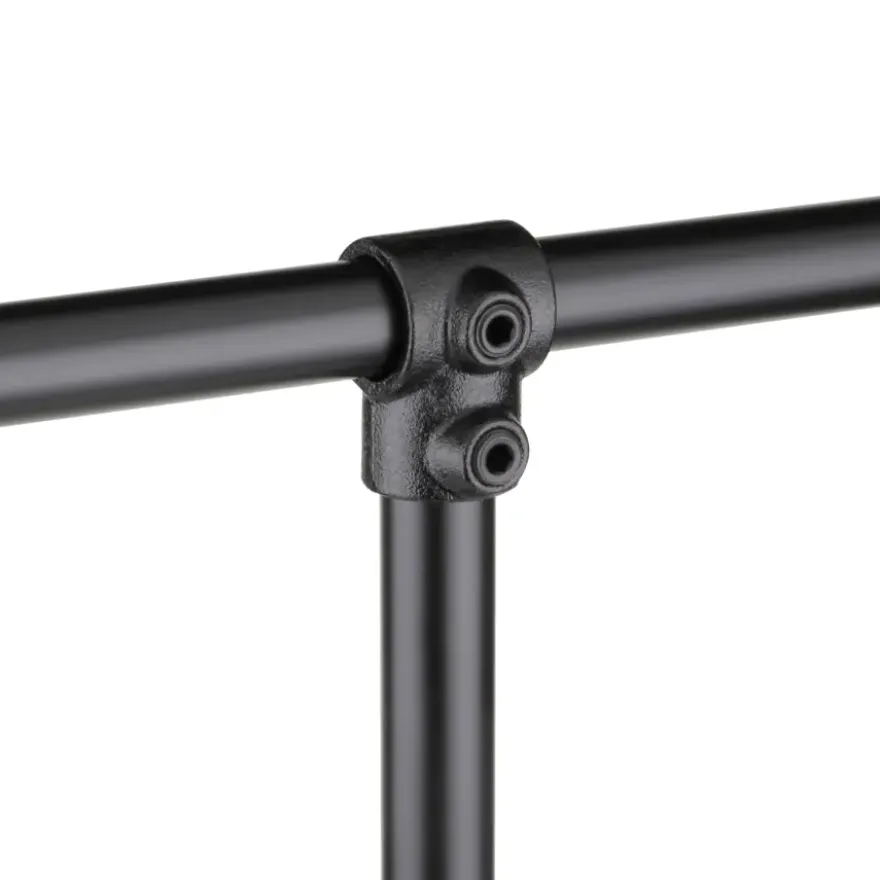 Novidade steigerbuis koppelstuk t-stuk zwart ø 42 mm