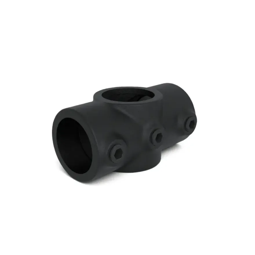 Novidade steigerbuis koppelstuk kruisstuk zwart ø 21 mm