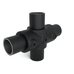 Novidade steigerbuis koppelstuk kruisstuk zwart ø 21 mm