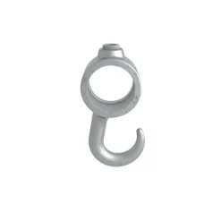 Novidade steigerbuis koppelstuk met haak verzinkt ø 21 mm
