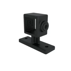 Novidade steigerbuis koppelstuk vierkant leuningdrager zwart ΓΈ 25 mm