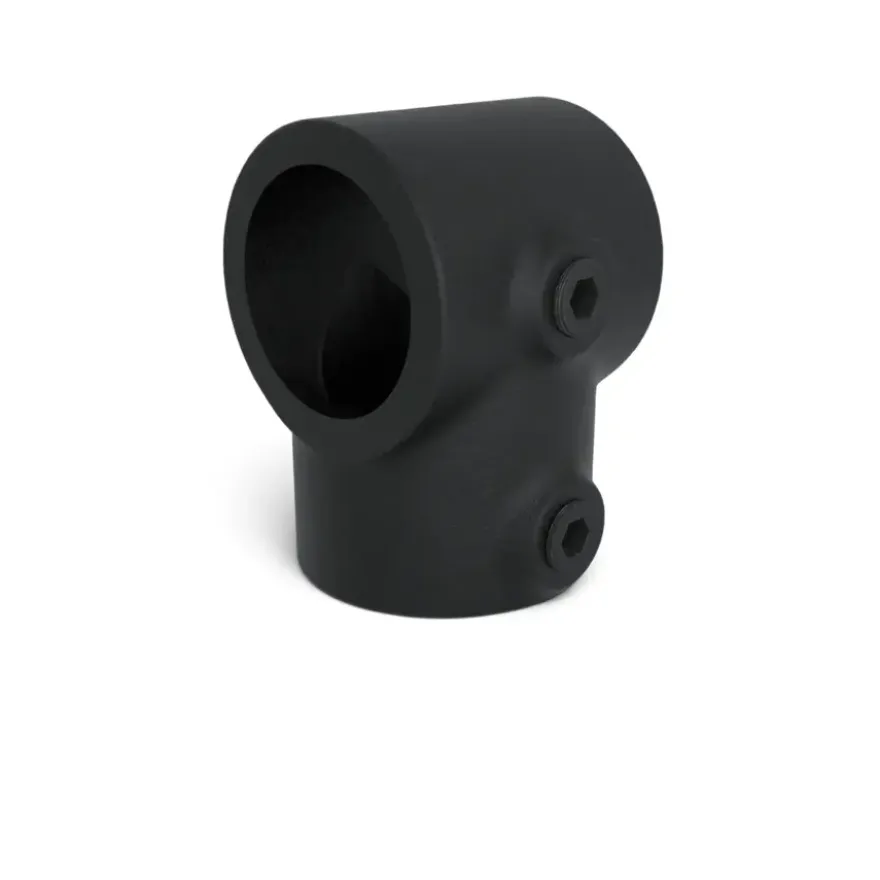 Novidade steigerbuis koppelstuk t-stuk zwart ø 21 mm