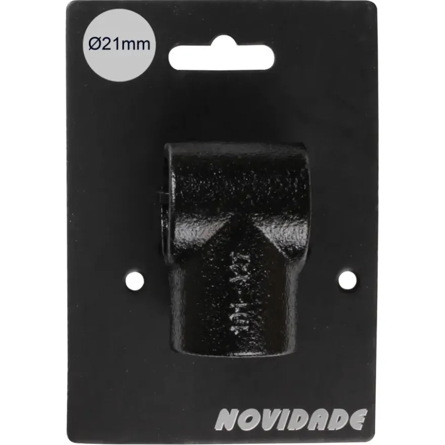Novidade steigerbuis koppelstuk t-stuk zwart ø 21 mm