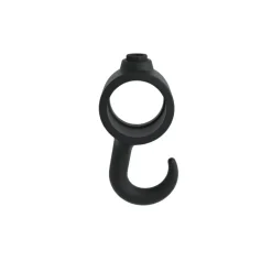 Novidade steigerbuis koppelstuk met haak zwart ø 27 mm