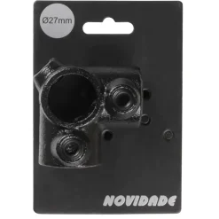 Novidade steigerbuis koppelstuk hoekstuk zwart ø 27 mm