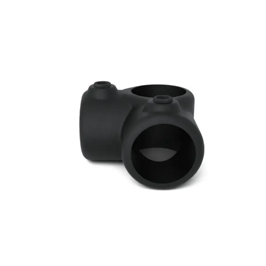 Novidade steigerbuis koppelstuk hoekstuk zwart ø 27 mm