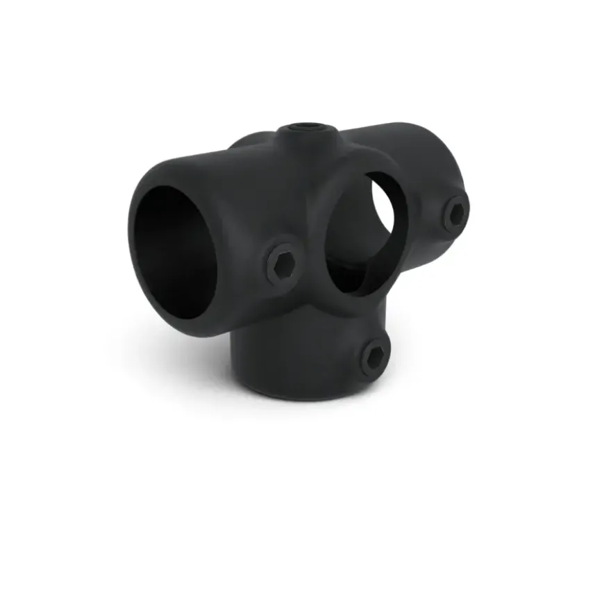 Novidade steigerbuis koppelstuk t-stuk zwart ø 21 mm