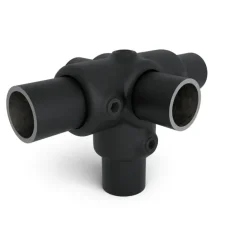 Novidade steigerbuis koppelstuk t-stuk zwart ø 21 mm