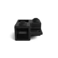 Novidade steigerbuis koppelstuk vierkant zwart ø 25 mm