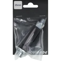 Novidade steigerbuis koppelstuk vierkant expander zwart ø 25 mm