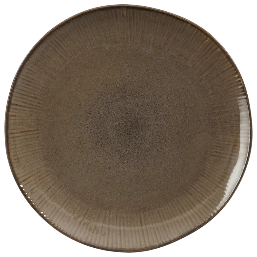 Nusa dinerbord bruin - h2xd27,5cm