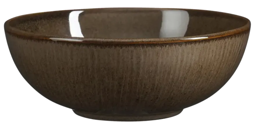 Nusa schaal bruin - h6xd16,5cm