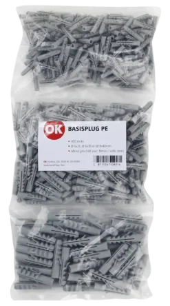 OK Basisplug 5, 6 and 8mm 450T