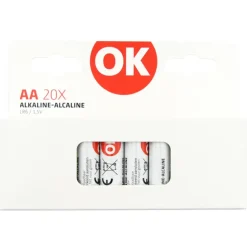 OK Batterij Alkaline AA 20 stuks