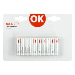 OK Batterij Zinc AAA 20 stuks