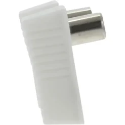 OK Coax stekkerset male/female wit