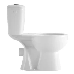OK duoblok toilet met PK muuraansluiting zonder zitting