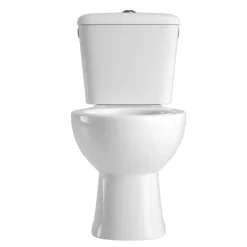 OK duoblok toilet met PK muuraansluiting zonder zitting