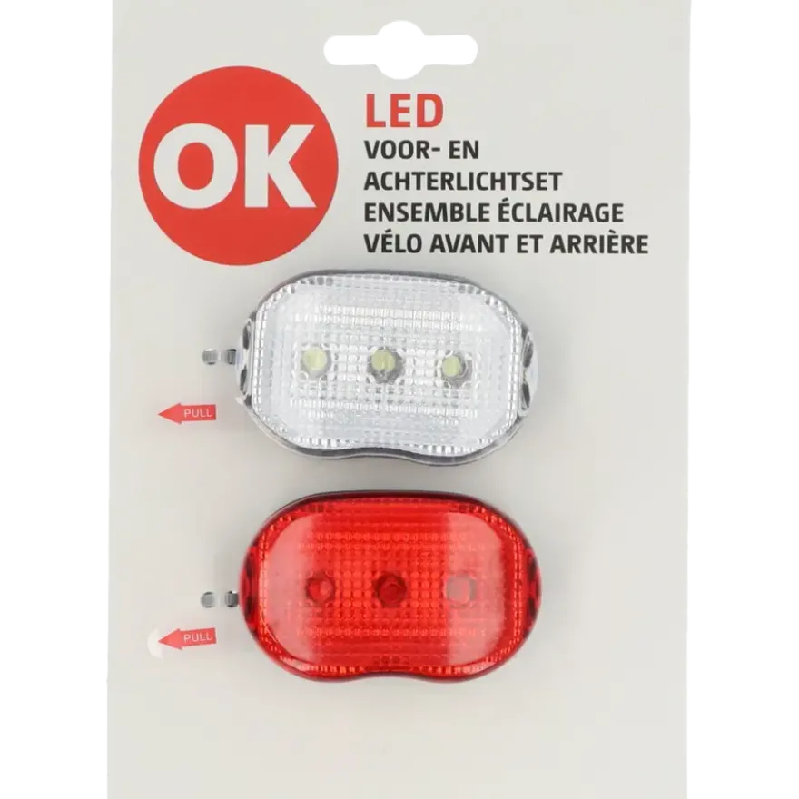 OK fietsverlichtingset LED classic