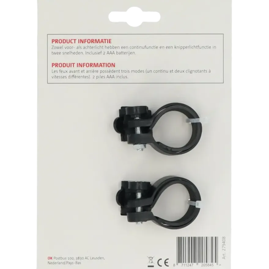 OK fietsverlichtingset LED classic