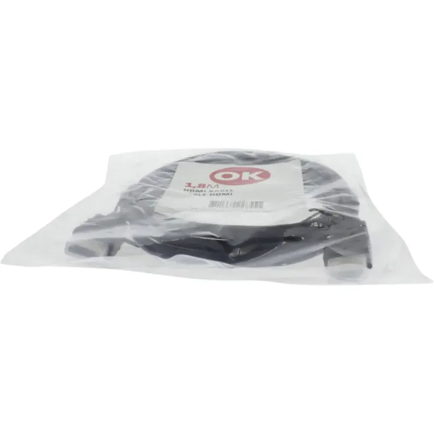 OK HDMI kabel 1.8 meter zwart