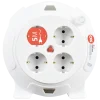 OK Kabelbox 4-voudig Wit 5 Meter