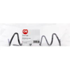 OK kapstok 3 haken Curve zwart staal 325 mm
