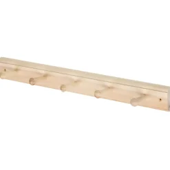 OK kapstok 5 haken Ilona hout grenen 520 mm