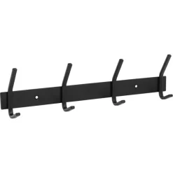 OK kapstok 4 haken Yana zwart 330 mm