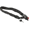 OK kettingslot met hangslot zwart 90 cm