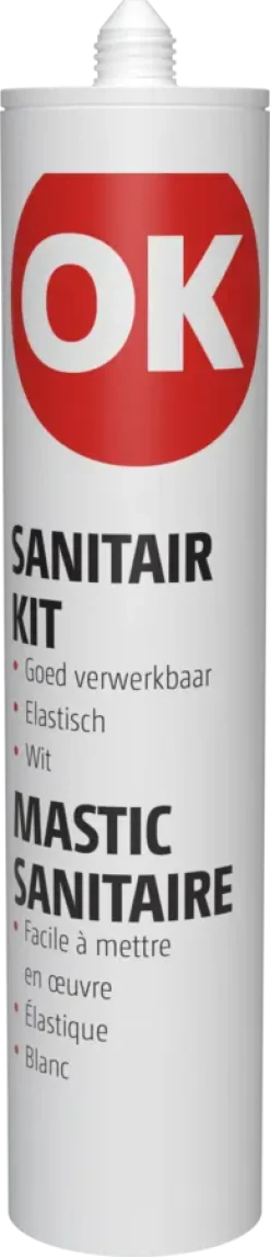 OK sanitairkit wit 290 ml