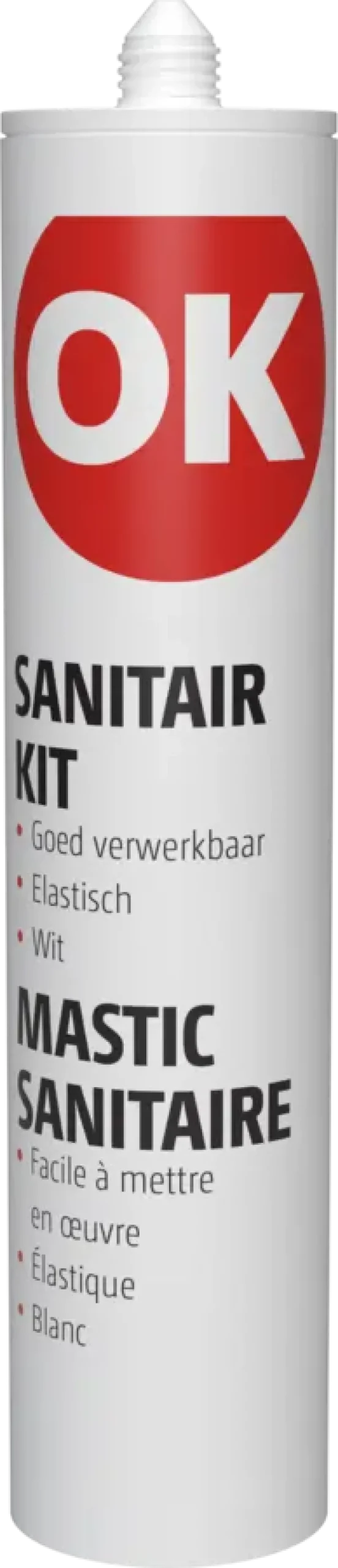 OK sanitairkit wit 290 ml